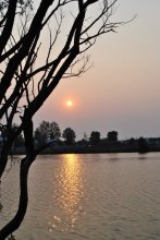 Рассвет над озером / Снятно на озре около Молодечно, деревня Носилово