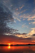 Карельские краски / Еще один закат в Карелии, озеро Шуёзеро