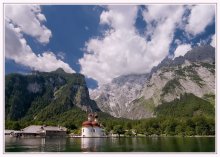 Открыточка на память. / Германия.Альпы.Бавария.Кёнигсзее.