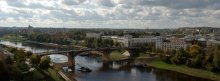 Кировский мост через реку Западная Двина / панорама Витебска