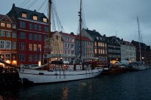 Nyhavn. Копенгаген. / Канал Новая гавань. На этой улице проживал великий датский сказочник Г.Х.Андерсен.