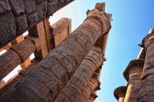 колонны храма Карнак / Луксор, храм бога солнца