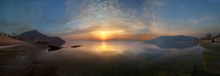 sunset / sunset, sea, panorama, landscape, Crimea