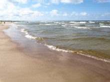 Балтийский берег моря. / В Паланге.