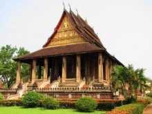 Ват Хо Пра Кео / Снимок сделан в апреле 2010 года в столице Лаоса г.Вьентьян.