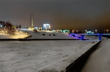Огни города 2 / Витебск, р.З.Двина, пл Победы, мост Блохина.