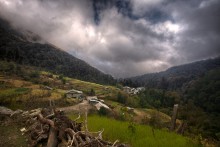 жизнь в горах / горные селения довольно небольшие такие маленькие хуторки.
непал