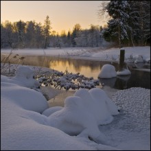 Зимний вечер / Зима в Гатчинском парке.