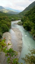 Кодор / Самая большая река Абхазии.