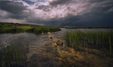 Грозовое настроение / Бердянск.Под Петровским спуском снято.