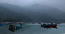 лодочки №3 / непал. пакхара. озеро фева