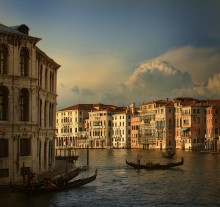 Canal Grande di Venezia / (Venezia, Italia)
Il Canal Grande era un tempo un porto che si sta sviluppando la Repubblica di Venezia