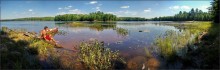 outdoor nu .. :) / Немного приятных воспоминаний о двух неделях, проведенных с сыном на даче на озере Качакома (Онтарио): кану, байдарки, утренние прогулки по туману, грибы ... :)