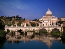 Grandi città e il Vaticano / Vaticano -Tiber- Roma