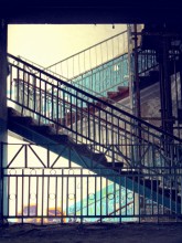 deserted / заброшенная лестница