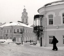 Однажды в Витебске / В январе 2011 возле городской ратуши