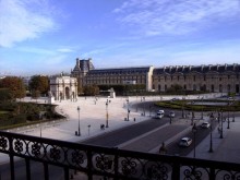Вид с балкона... / Лувр. Париж.