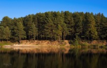 Осенний закат на озере 2 / осенние рогулки