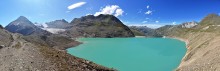 Alpi / Gries lake and glacier, Italia