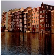 Амстердамские зеркала / Апрельский закат в Голландии