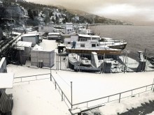 am meer 06 / schnee in jalta!