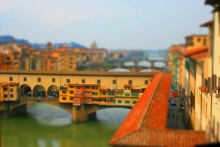 Ponte Vecchio, старый мост / флоренция
Tilt shift effect