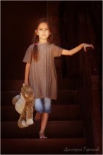 Девочка с котом / Детская фотография