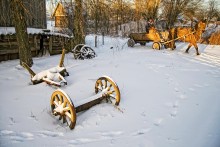 Была зима... / деревня Ковзаны