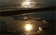 Ртутное море / Пляж Юрмалы на закате
