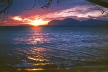 зимний вечер / Крым, зима