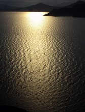 золотое зеркало заката / Крым, море