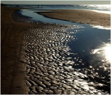 Камни из песка / Пляж в Юрмале, Латвия