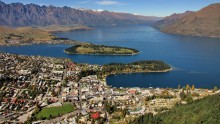 Очарование Квинстауна / Снимок сделан в апреле 2011 года на Южном острове Новой Зеландии в городе Квинстаун.