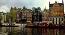 Амстердамская кривизна / Вид с прогулочно-экскурсионного катера