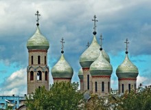 купола / новый храм в Шарыпово