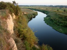 На крутом берегу / Осень 2011. Река Стырь.