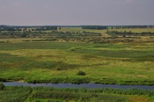 Река и поле / Беларусь, Каменная Вежа