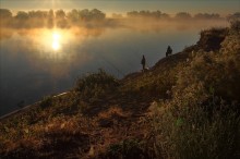 в тишине рассвета... / астрахань.белый ильмень.