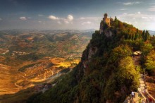 San Marino / Вид на третий замок