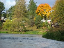Осенняя река / Осенним днём на Вилии