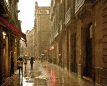 дождь / Барселона