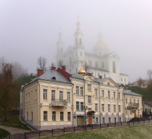 Успенский собор в тумане / в Витебске