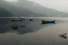 И только ворона... / озеро Фева Непал