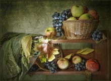 Сентябрьское настроение / аромат яблок и винограда &quot;Изабелла&quot; :)