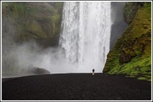 Скогар-фосс / один из самых крупных водопадов Исландии, Скогар.