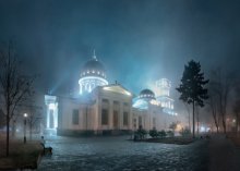 В тумане / Спасо-Пребраженский собор, Одесса