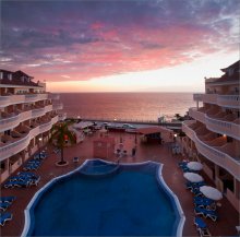 Новогодние "Канары" / Съемка с балкона отеля.4 горизонтальных кадра.