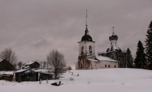 церковь Петра и Павла / церковь находиться в деревне Мерщихинское Кенозерский национальный парк