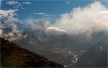 Рериховская... / Гималаи,вид с пос.Дингбоче 4410м,в сторону Лхотсе...