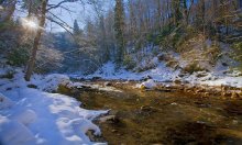 Зимний Курджипс / Необыкновеный зимний солнечный и морозный день в Мезмае